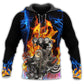 Hot Rod Fire Power Style - 3D Hoodie