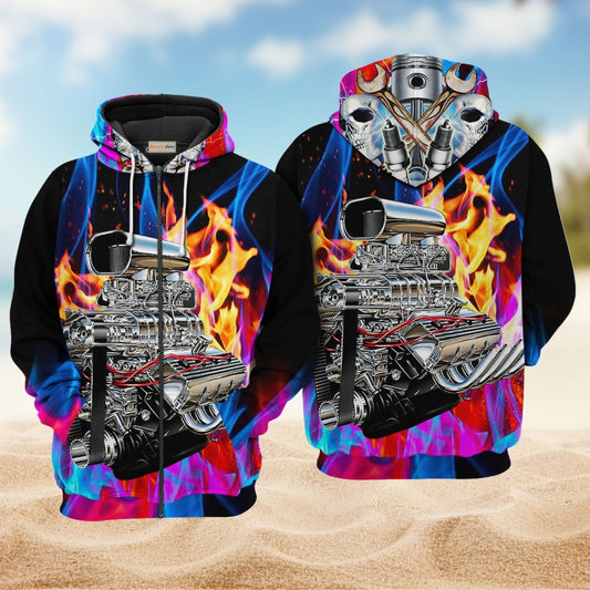 Hot Rod Limited Art – 3D Hoodie