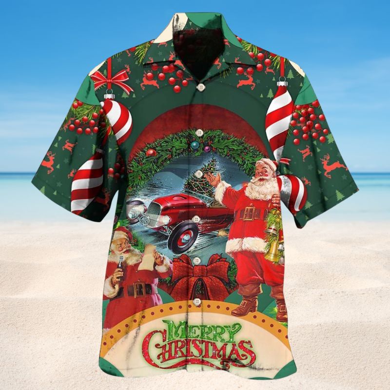 Hot Rod Merry Christmas 1 – Hawaiian Shirt