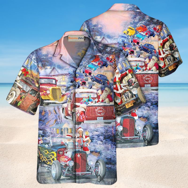Hot Rod Merry Christmas 3 – Hawaiian Shirt
