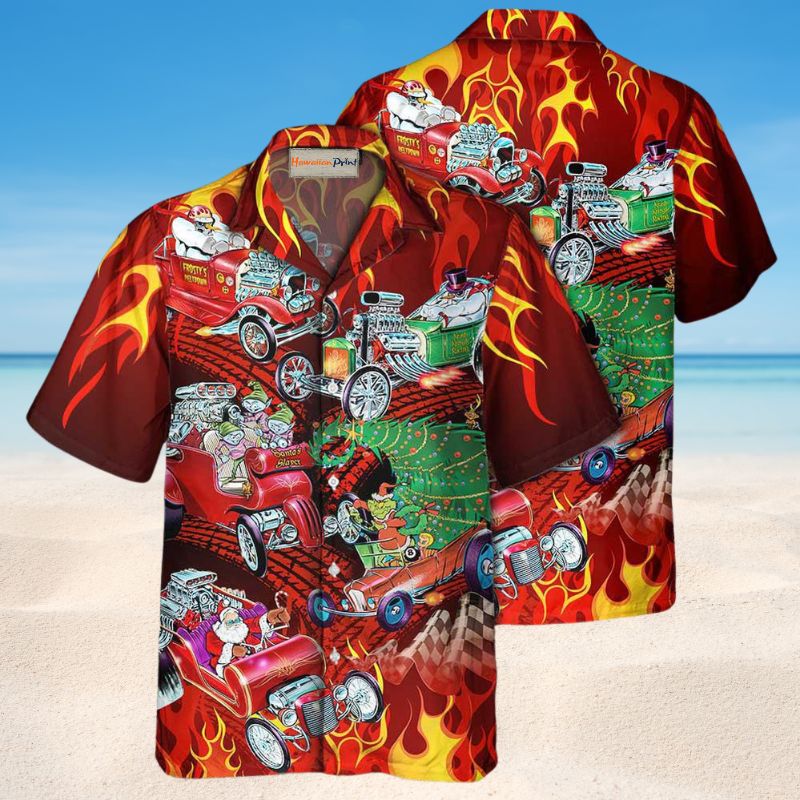 Hot Rod Merry Christmas 4 – Hawaiian Shirt