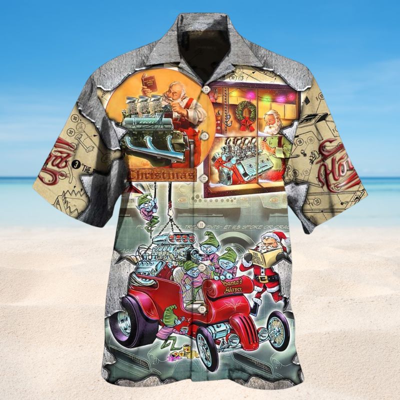 Hot Rod Merry Christmas 5 – Hawaiian Shirt