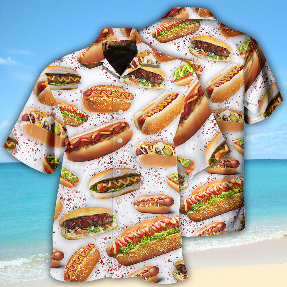 Hot Dog Basic Food Style – Hawaiian Shirt