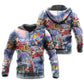 Hot Rod Merry Christmas Style - 3D Hoodie