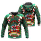 Hot Rod Christmas Santa Love - 3D Hoodie3