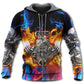 Hot Rod Fire Power Style - 3D Hoodie