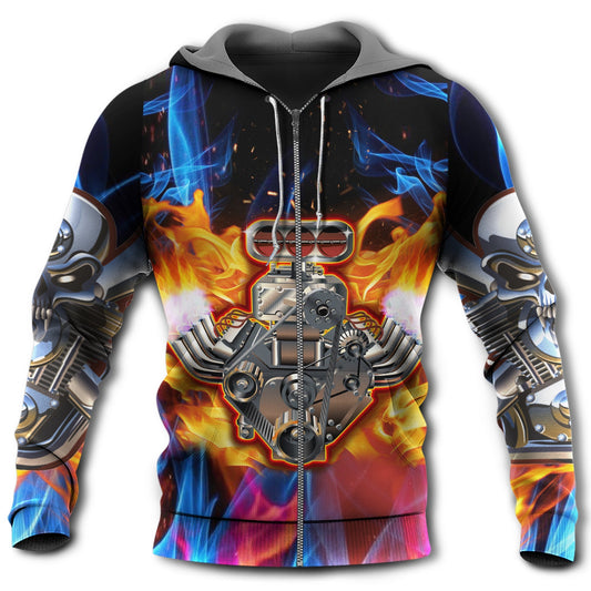 Hot Rod Fire Power Style - 3D Hoodie