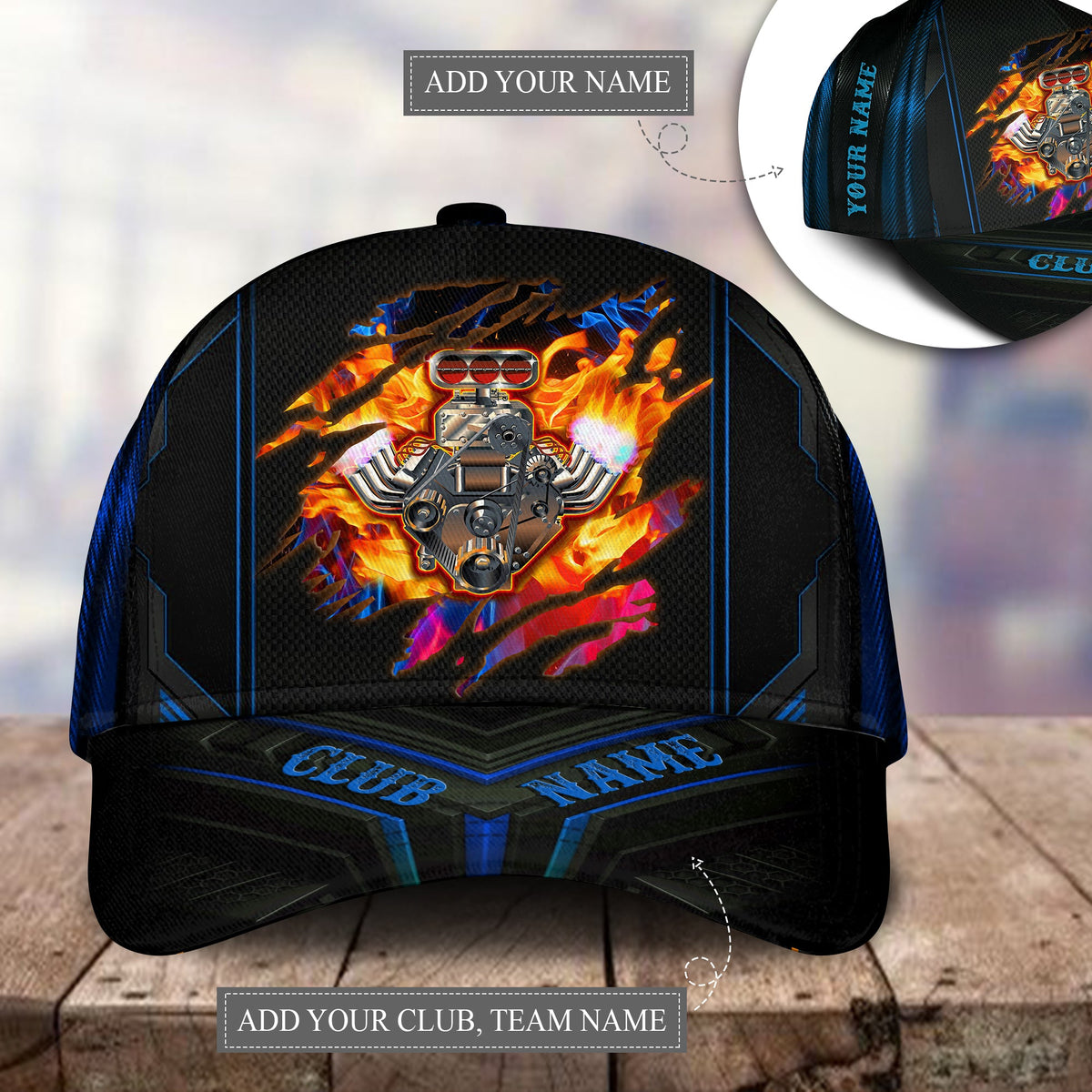 Hot Rod Team Personalized – Classic Cap