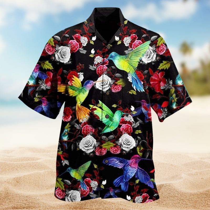 Hummingbird Amazing Floral Limited Edition – Hawaiian Shirt