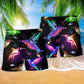 Hummingbird Night Flight Stunning Art – Beach Short