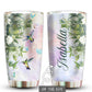 Hummingbird Loves Floral Forever Personalized 20 Oz Tumbler For Coffee Travel And Daily Use