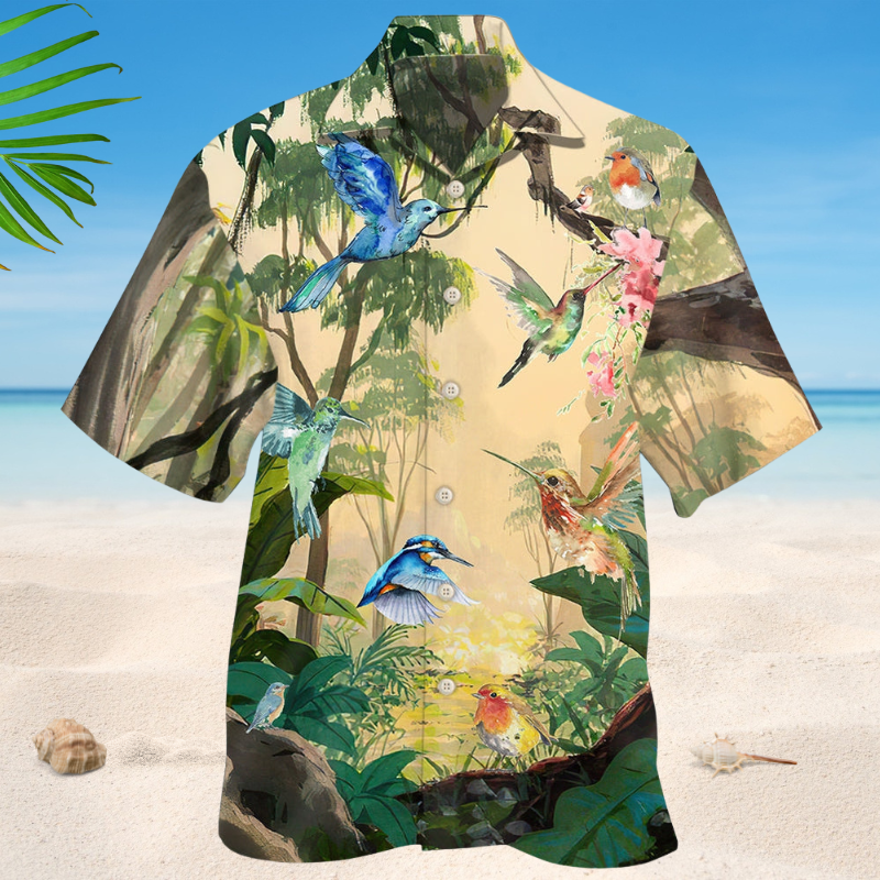 Hummingbird Tropical Style – Hawaiian Shirt