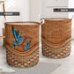 Hummingbird Rattan Teaxture - Laundry Basket - Owls Matrix LTD