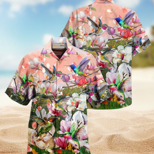 Hummingbirds Blooming Magnolia Edition – Hawaiian Shirt