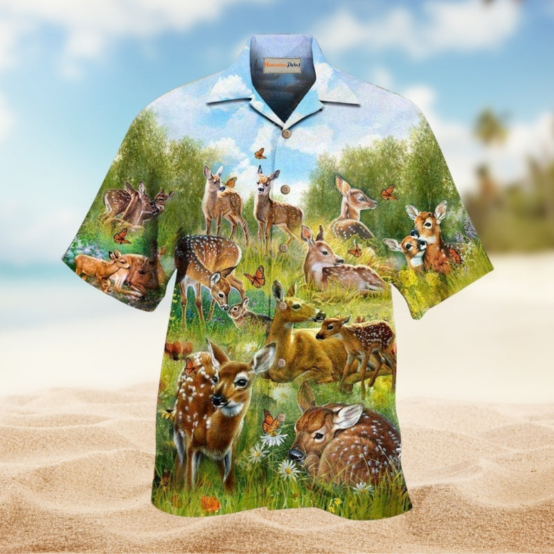 Hunting All Life Deserves Life Stop Hunting Deers Limited Edition – Hawaiian Shirt