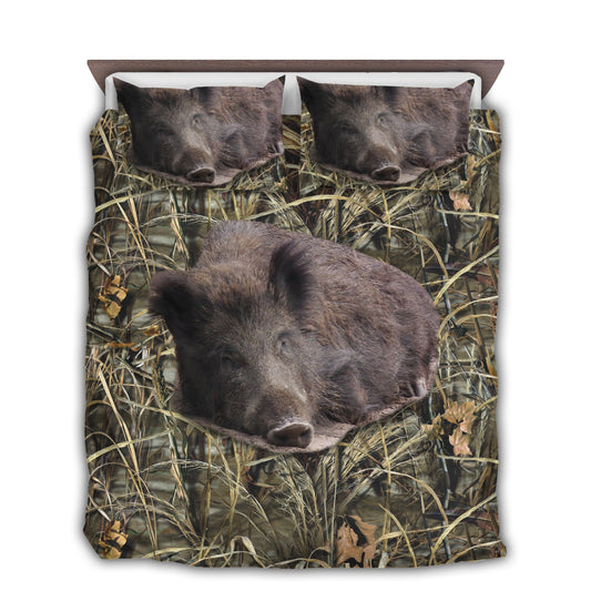 Happy Hunting Bedding Cover For Outdoor Lover Bedroom Decor