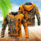 Hunting Boar Legend Orange Style - 3D Hoodie