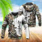 Buck And Doe Hunting Quote - 3D Hoodie