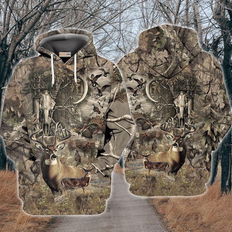 Hunting Deer Amazing Art – 3D Hoodie