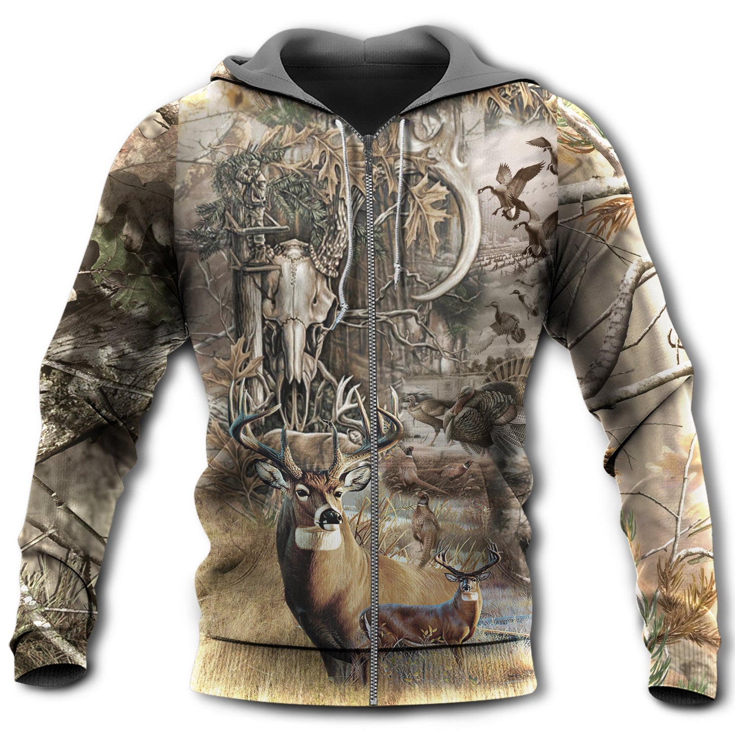 Hunting Deer Forest Adventure - 3D Hoodie