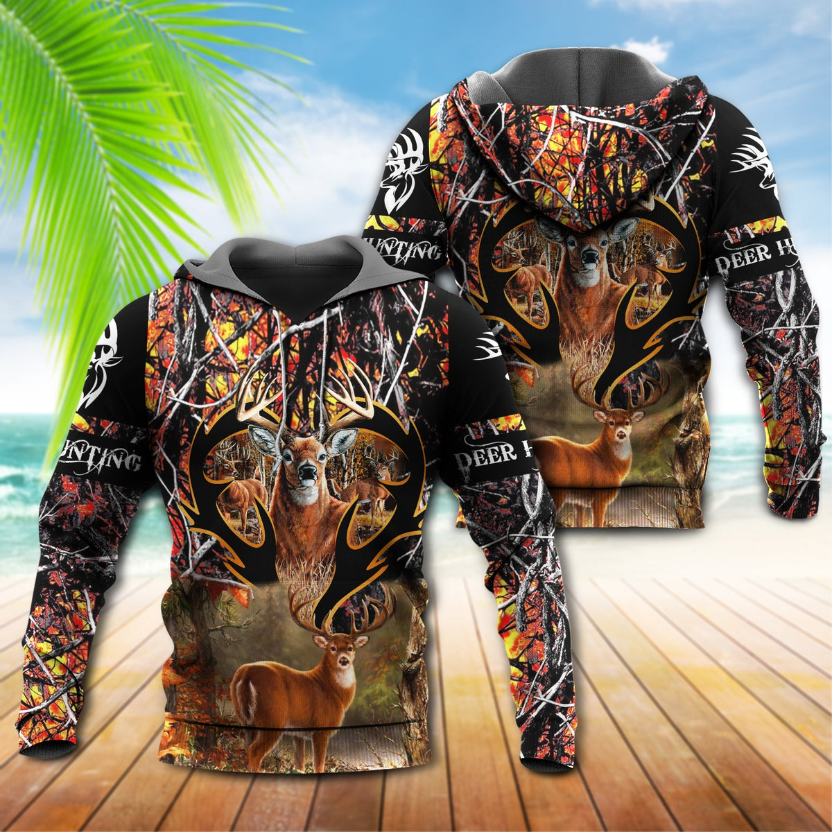 Hunting Deer Forest Life Style - 3D Hoodie