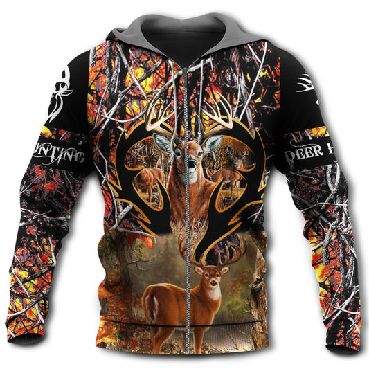 Hunting Deer Forest Life Style - 3D Hoodie