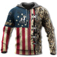 Hunting Deer America Deer Hunter - 3D Hoodie