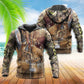 Hunting Deer Autumn Forest Style - 3D Hoodie