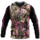Hunting Country Girl Pink Deer Style - 3D Hoodie