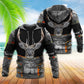 Hunting Deer Black Gray Style - 3D Hoodie