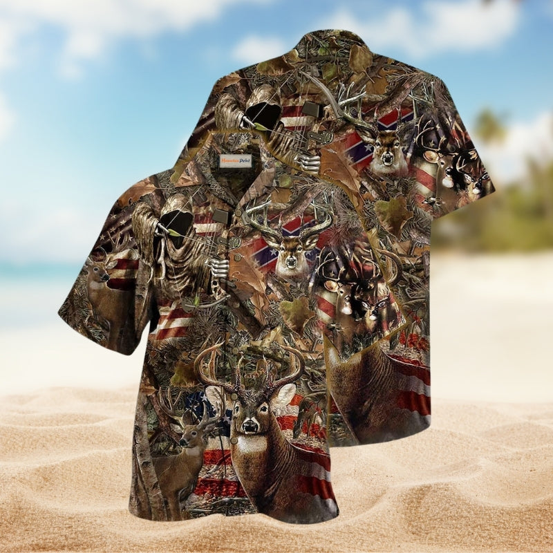 Hunting Deer Loves Forest Limited Edition – Hawaiian Shirt