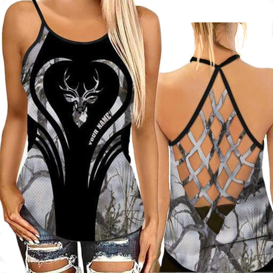 Hunting Outdoor Life Adventure Nature Inspired Style - Hollow Tank Top