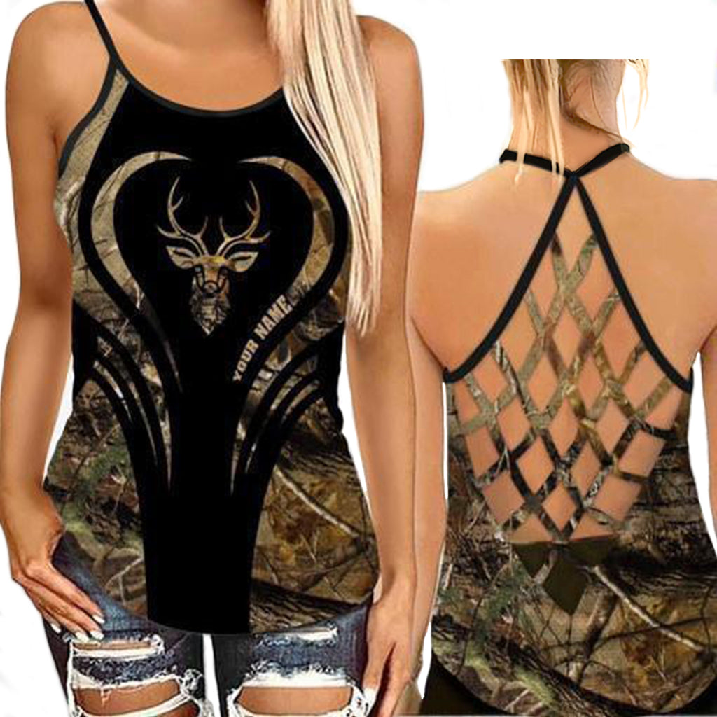 Hunting Lover Grass Outdoor Vibes - Hollow Tank Top
