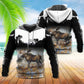 Moose Hunting Lover Quote Style - 3D Hoodie