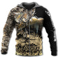 Hunting Moose Legend Colorful - 3D Hoodie