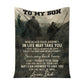 Hunting To My Son Hunting I Can Promise To Love You 50 x 60 Inch Flannel Blanket For Cozy Bedroom And Sofa Decor