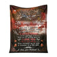 Hunting To My Wife 50 x 60 Inch Flannel Blanket For Cozy Bedroom And Sofa Decor