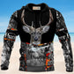 Hunting Deer Black And Gray Style - 3D Hoodie