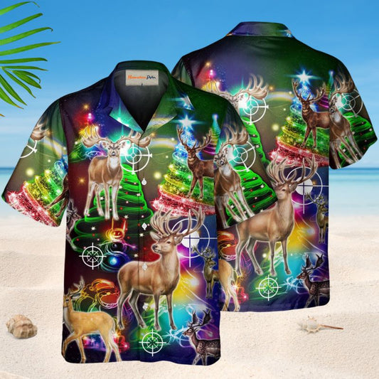 Hunting Deer Lover Christmas – Hawaiian Shirt