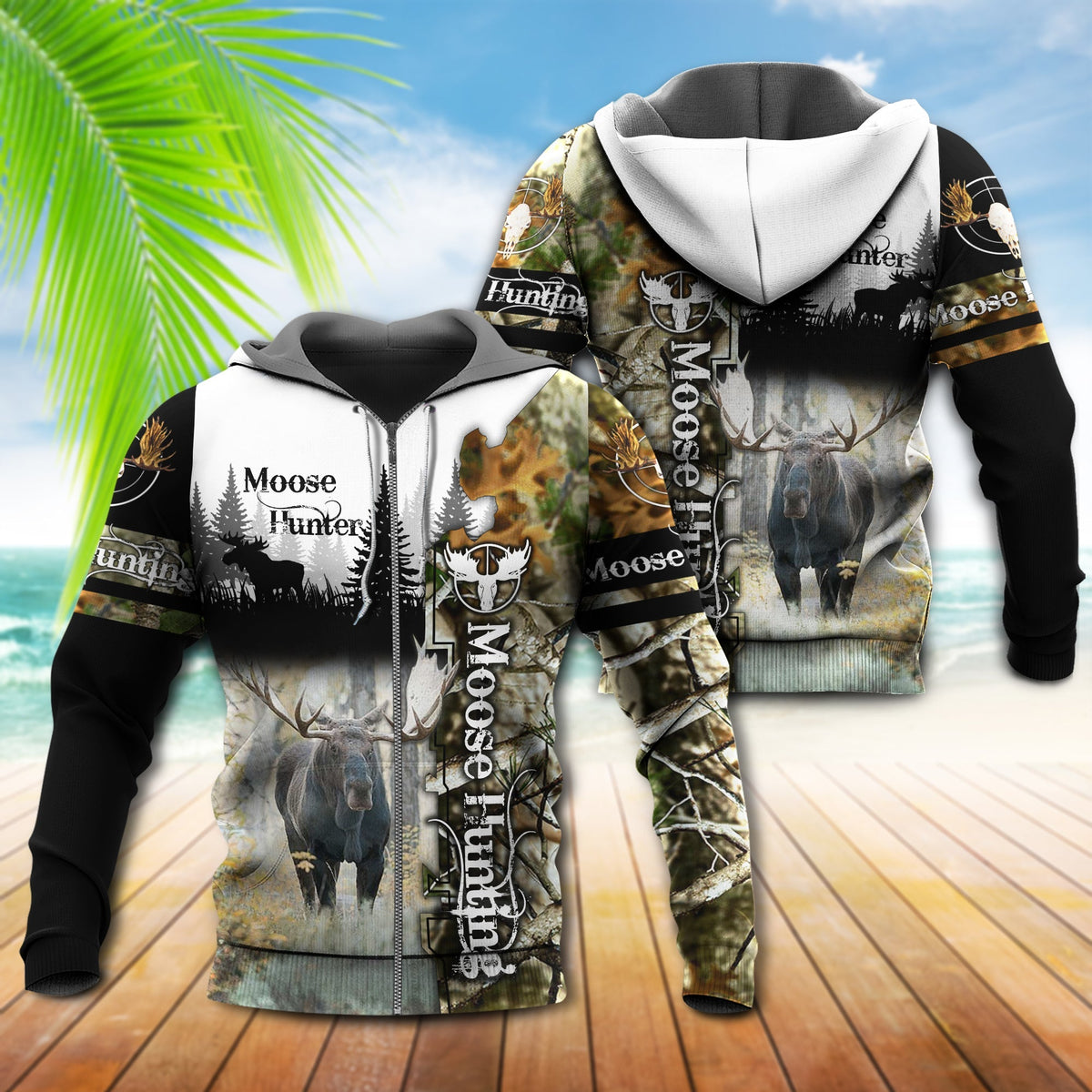 Hunting Moose Legend Unique Style - 3D Hoodie3