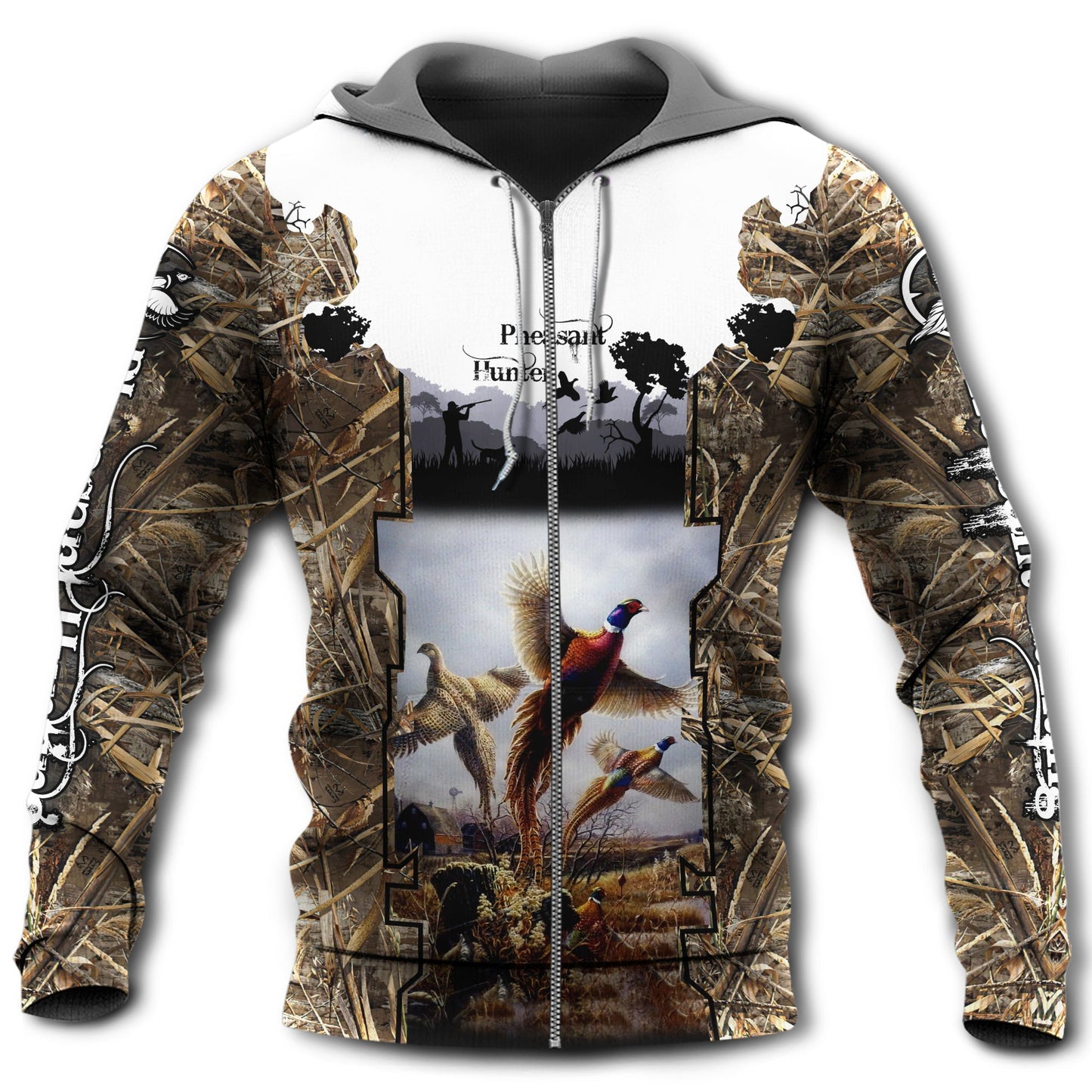 Hunting Pheasant Lake Adventure - 3D Hoodie