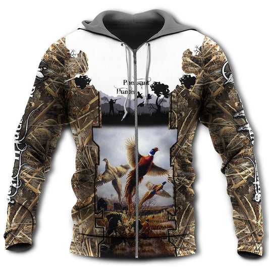 Hunting Pheasant Lake Adventure - 3D Hoodie