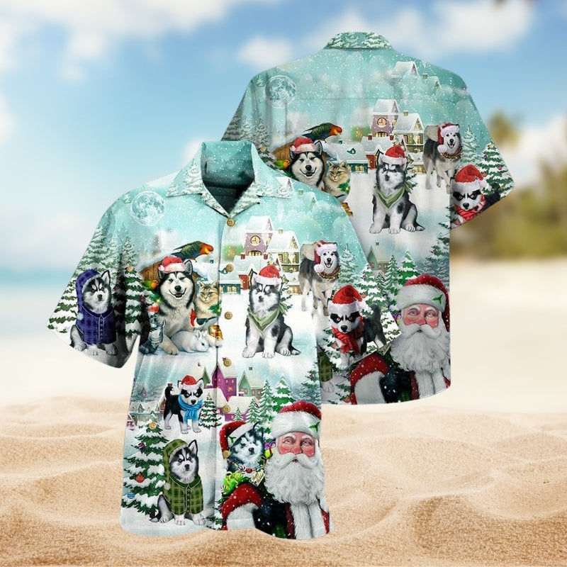 Husky Merry Christmas Limited Edition – Hawaiian Shirt