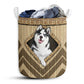 Husky Wickerwork Hole - Laundry Basket - Owls Matrix LTD