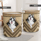 Husky Wickerwork Hole - Laundry Basket - Owls Matrix LTD