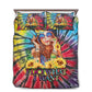Sunflower Hippie Girl Bedding Cover For Boho Bedroom Decor