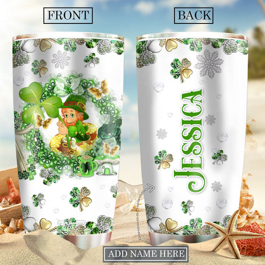 Irish Lucky Personalized 20 Oz Tumbler For Travel Gifts