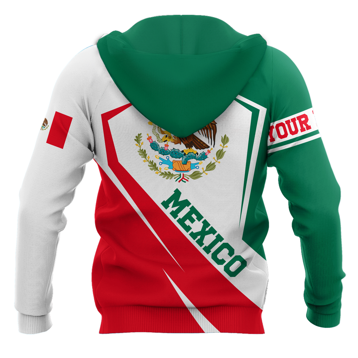 I Love Mexico - 3D Hoodie2