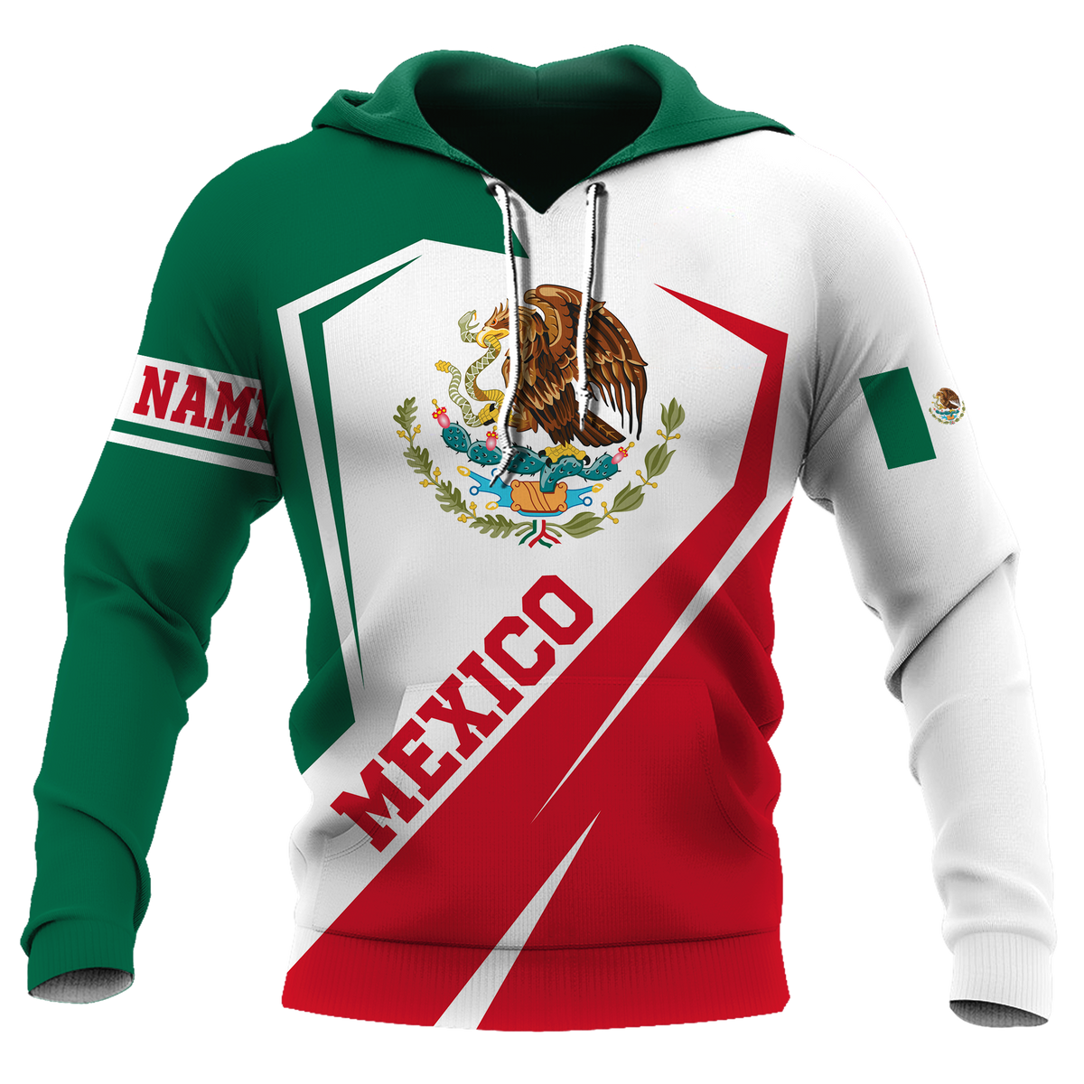 I Love Mexico - 3D Hoodie3