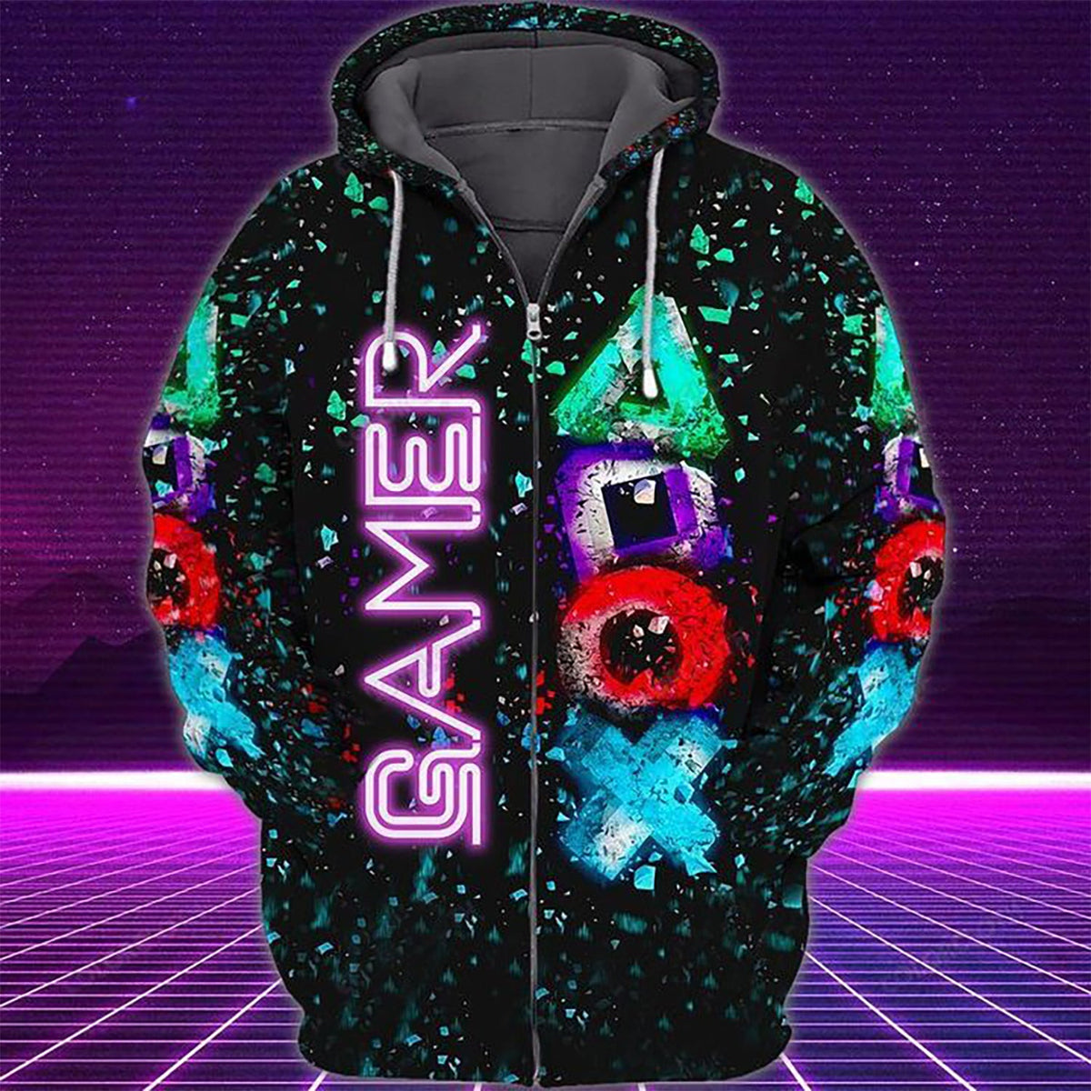 Gamer Quote Art – 3D Hoodie